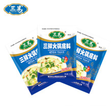 Manufacture price Three Fresh Soup Flavor Halal Hot Pot Soup Base